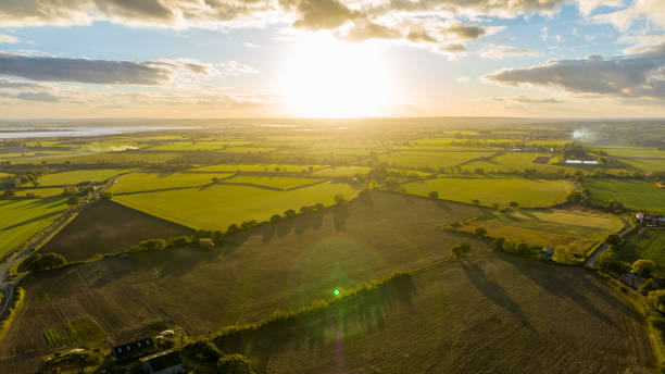 istock Sunset over the Essex countrside. 1782003559