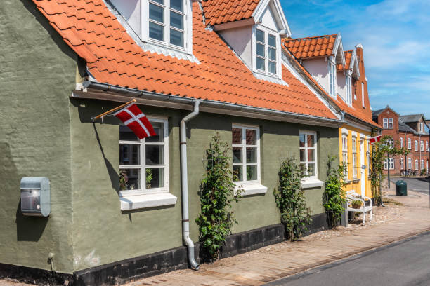 istock Vintage old homes in Middelfart in Denmark 1782018635
