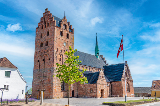 Cathedral in Middelfart on Funen in Denmark