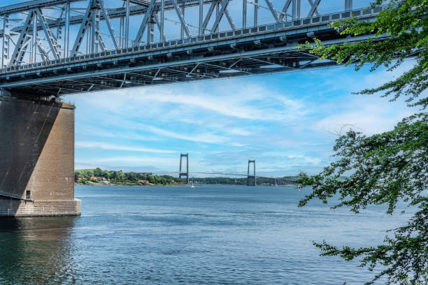 istock Two bridges over Little Belt in Denmark 1782019223