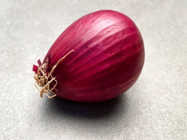 red onion on gray stone background - 18797 imagens e fotografias de stock