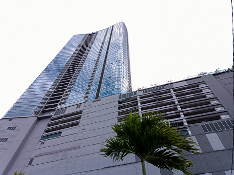 The Building of Pakuwon Center, an office building at Surabaya, East Java, Indonesia. February 17, 2023