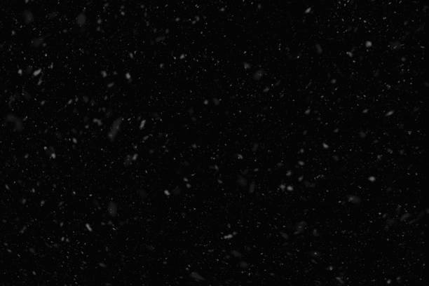 istock Flurry of snowflakes cascading through the air. Falling snow background. 1782067090