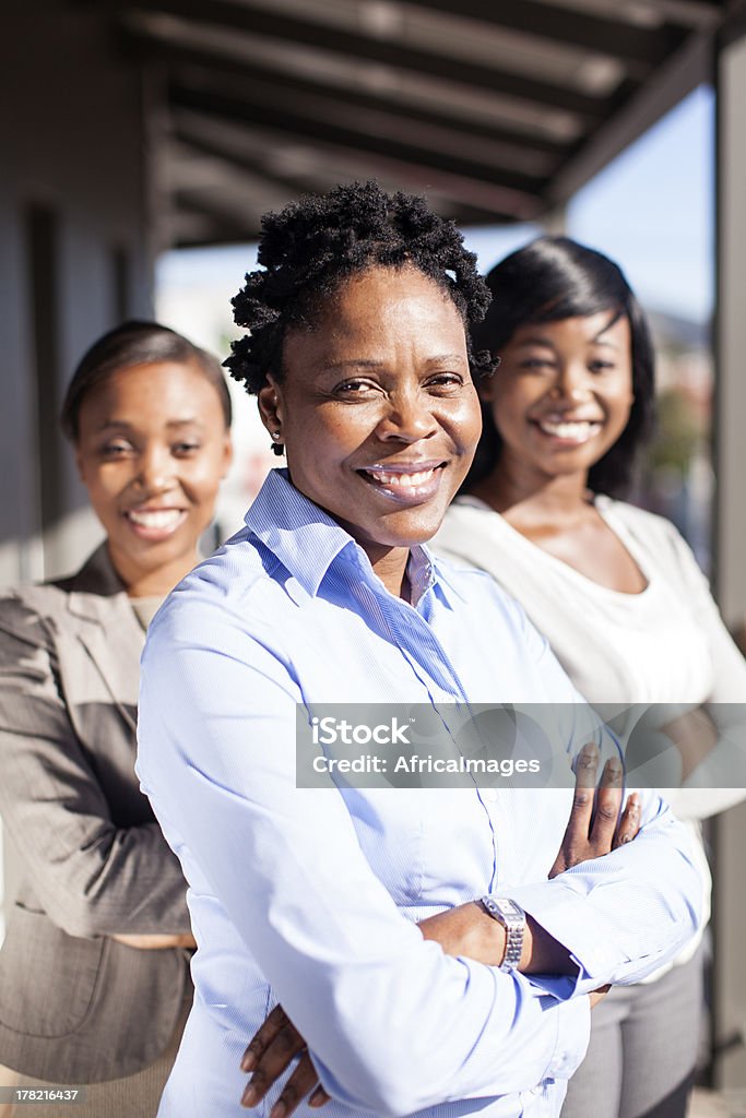 Mulher africana equipe de negócios - Foto de stock de Afro-americano royalty-free