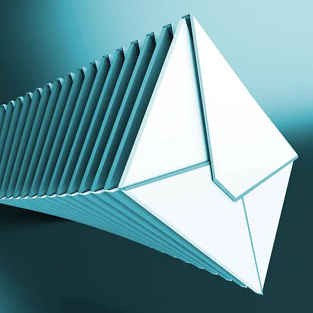 Photo of Piled Envelopes Shows Inbox Messages On Computer