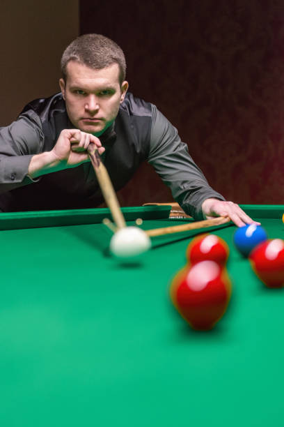 istock A snooker player showcases intense focus and precision with skill, strategy, and concentration 1782215432