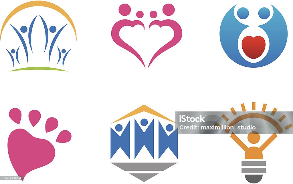 Social people logo community innovation and love as a bound http://www.markoradunovic.com/istock/all.jpg Fuel and Power Generation stock vector