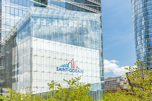 Saint-Gobain head office building on the Place de l'Iris in La Défense in Paris, France