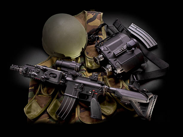 istock Set of army weapons 178224039