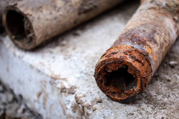 istock Detail shot with old and rusty drinking water pipes 1782246093