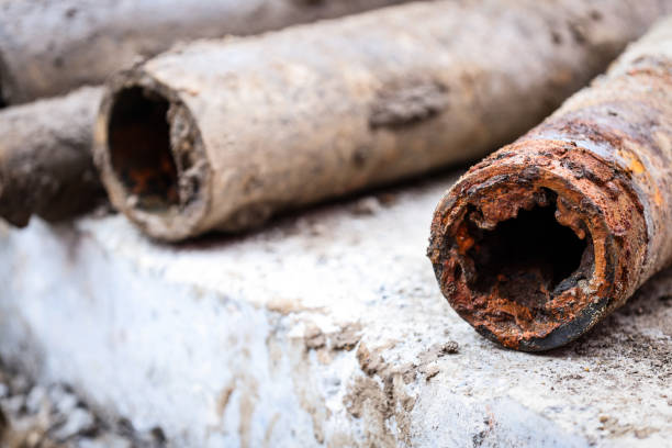 istock Detail shot with old and rusty drinking water pipes 1782246105