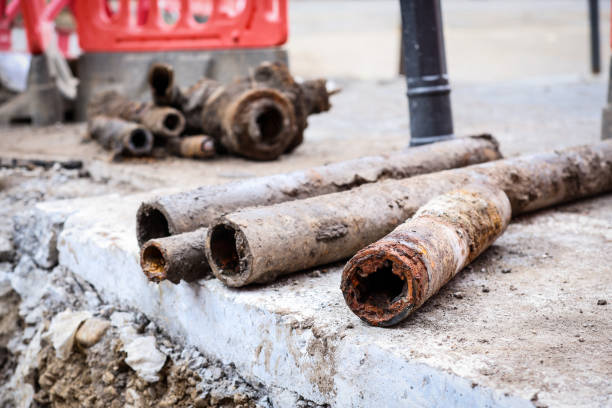 istock Detail shot with old and rusty drinking water pipes 1782246107