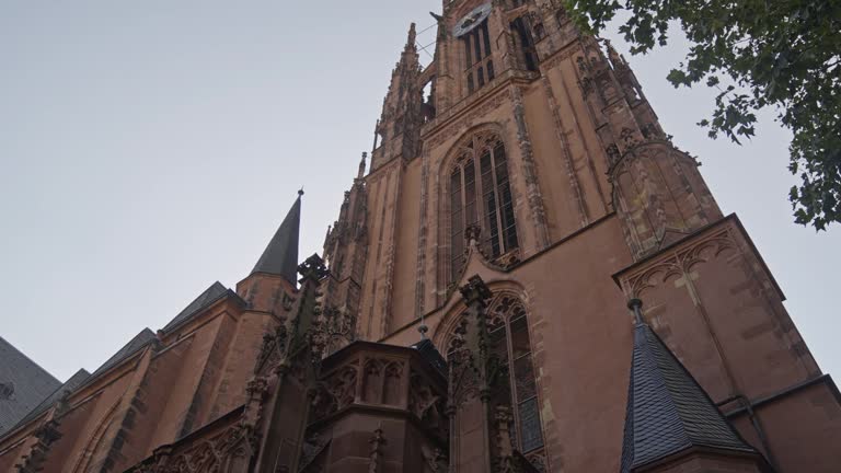 Majestic and imposing Emperor's Cathedral of St. Bartholomew, Frankfurt