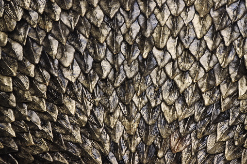 background filled with scales reminiscent of a reptile or dragon skin - handmade - luxury