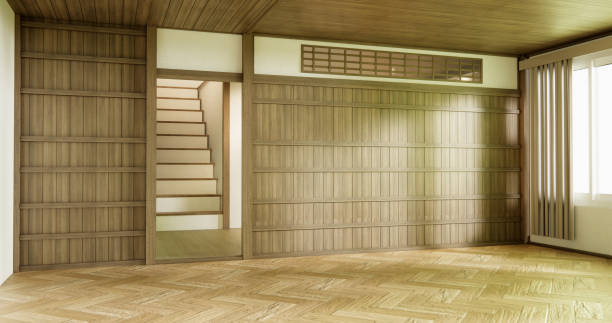 istock Empty wooden room ,Cleaning room interior 1782338754