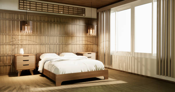 istock Minimalist wabi interior mock up design, room japanese sytle . 1782339296