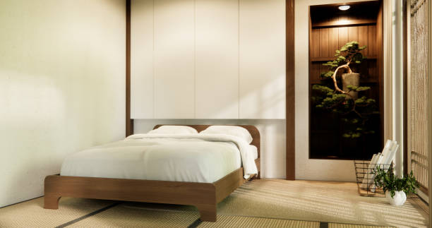 istock Minimalist wabi interior mock up design, room japanese sytle . 1782344309
