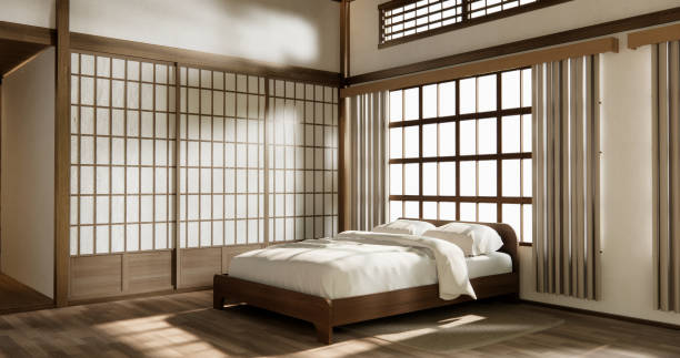 istock Minimalist wabi interior mock up design, room japanese sytle . 1782344840