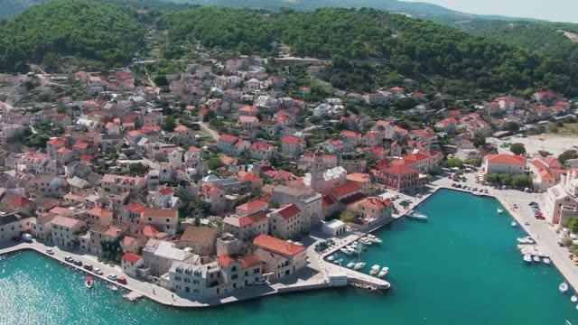 City of Pucisca on the island of Brac in Croatia