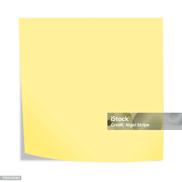 Post Note Gov Blank Post Note With Copy Space And Clipping Path 3d Illustration Stock ...