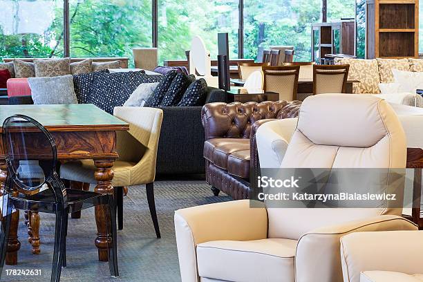 Stylish Furniture Stock Photo - Download Image Now - Furniture, Showroom, Warehouse