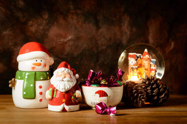 istock Christmas still life with figures and sweets. 1782458819