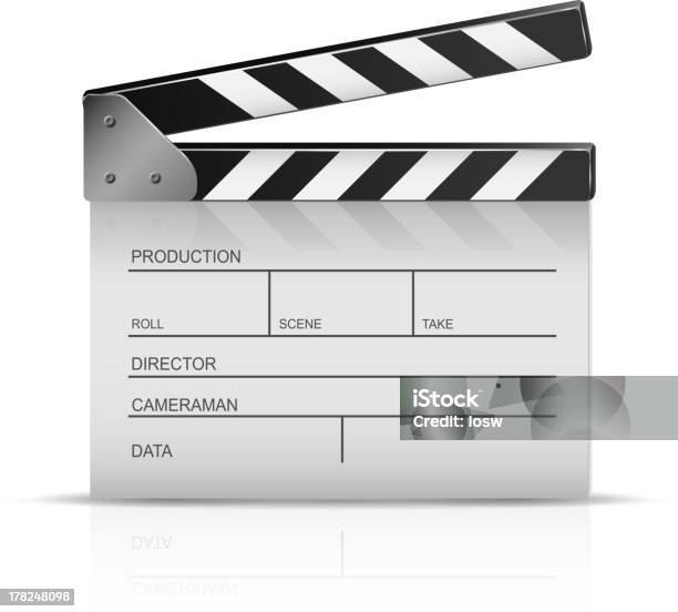 Clapperboard Stock Illustration - Download Image Now - Acting - Performance, Activity, Art