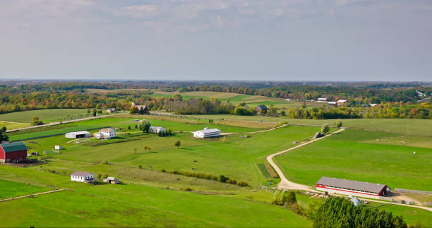 istock High Angle View of Fields in Hillsboro, Wisconsin 1782535977