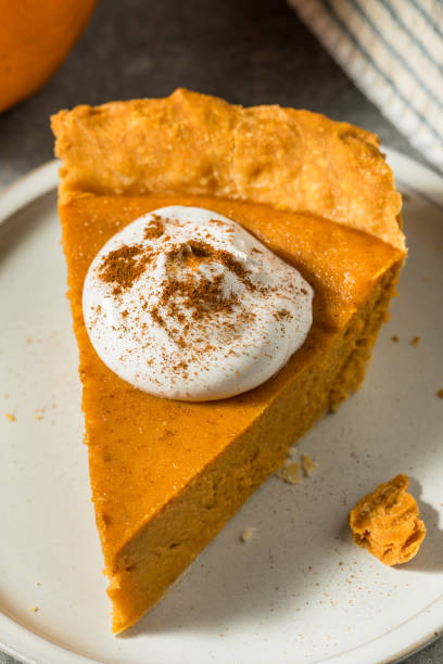 istock Homemade Orange Thanksgiving Pumpkin Pie 1782582223