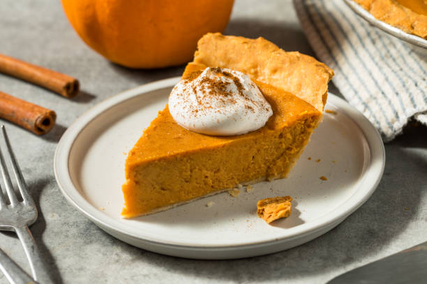 istock Homemade Orange Thanksgiving Pumpkin Pie 1782582245