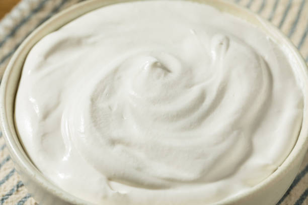 istock Sweet White Whipped Cream Dessert 1782588159