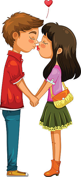 Cartoon Of A Man And Woman Kissing On The Lips Illustrations, Royalty-Free Vector Graphics & Clip Art - iStock Cartoon Of A Man And Woman Kissing On The Lips Illustrations, Royalty-Free Vector Graphics & Clip Art - iStock