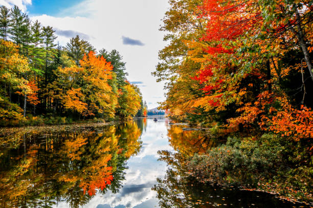 istock New England Lake During the Fall 1782638828