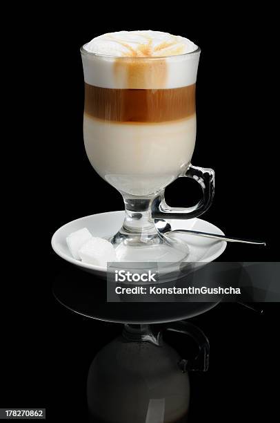 Foto de Café Com Leite e mais fotos de stock de Açúcar - Açúcar, Bebida, Bebida com espuma