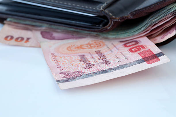 istock Thai money in wallet 178271963