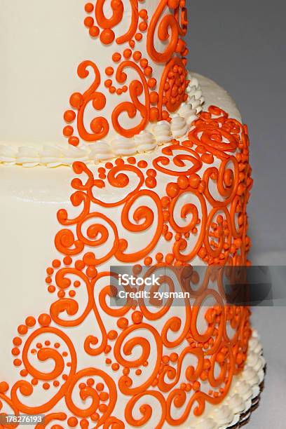 Indian Design Wedding Cake Stock Photo - Download Image Now - Cake, Culture of India, Cultures