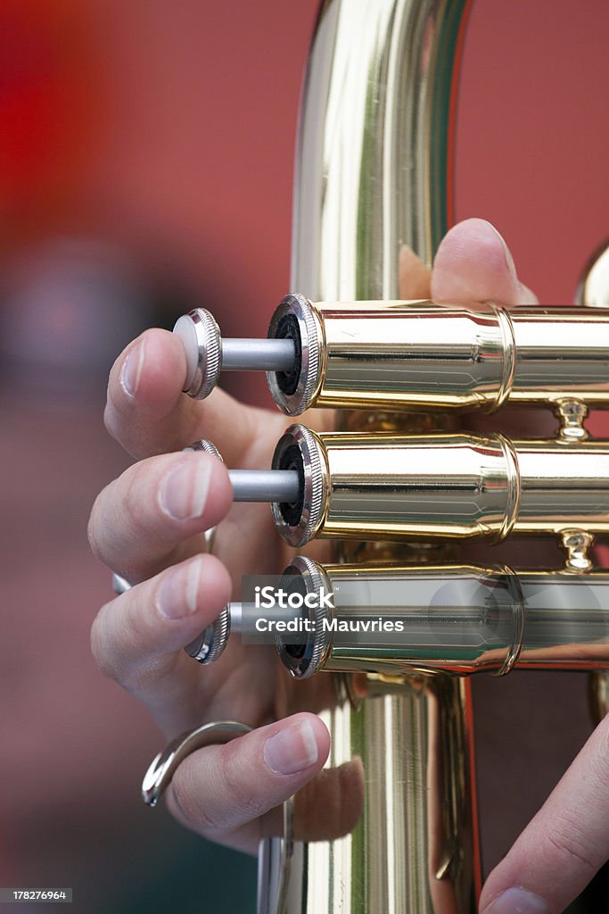 내 손가락 잘 보험 - 로열티 프리 Brass Band 스톡 사진