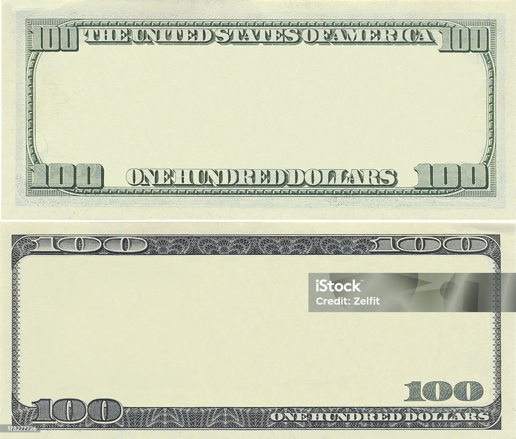 Clair motif banknote 100 dollars - Photo de Billet de banque libre de droits
