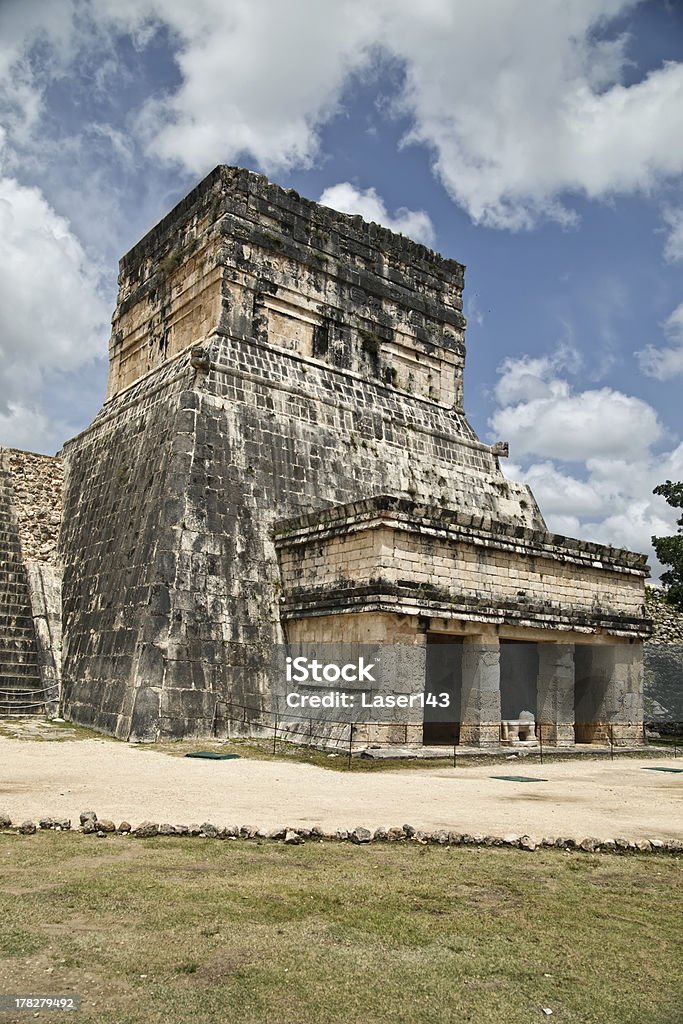O tribunal de bola Ruínas maia em Chichen Itza. - Royalty-free América Latina Foto de stock