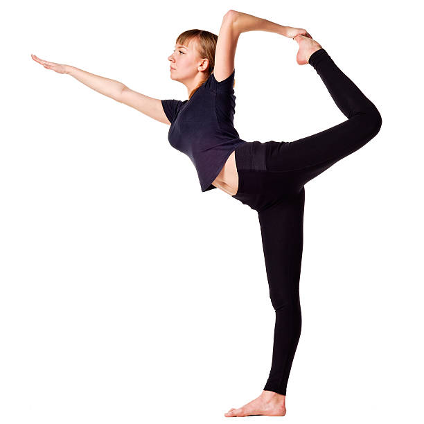 istock Beautiful young woman doing yoga exercise 178280753