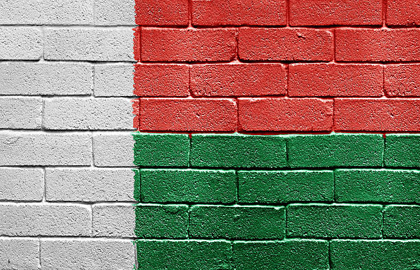 istock Flag of Madagascar on brick wall 178280921