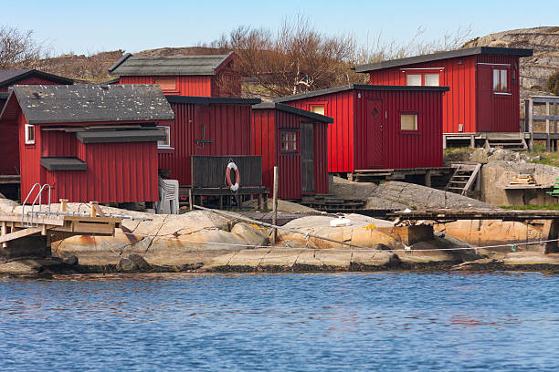 istock Coastal Cottages in Swedens Westcoast 178281602