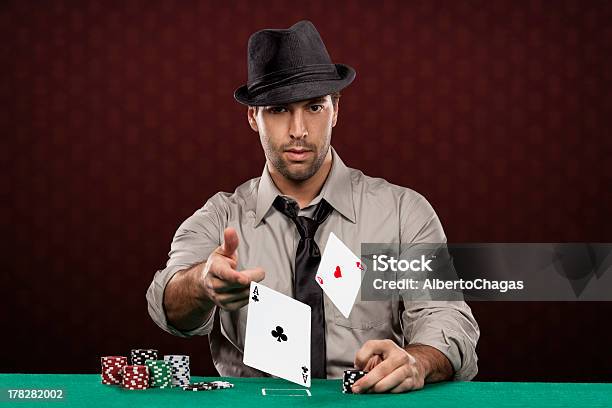 Poker Player Stock Photo - Download Image Now - Ace, Addiction, Casino