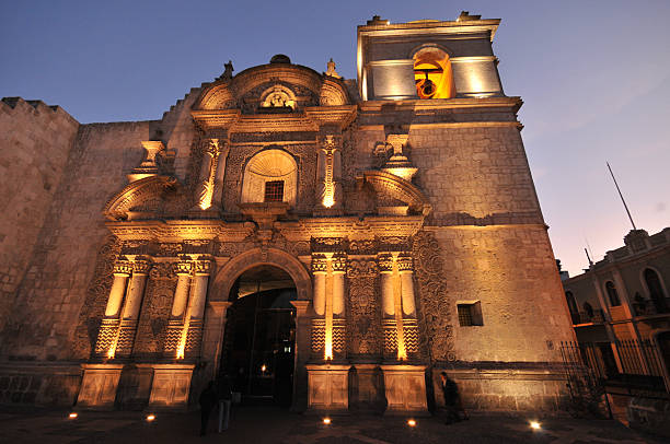 istock Colonial, baroque church, Peru 178282379
