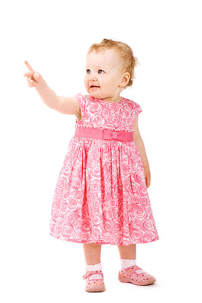 istock Baby girl pointing on something 178283013