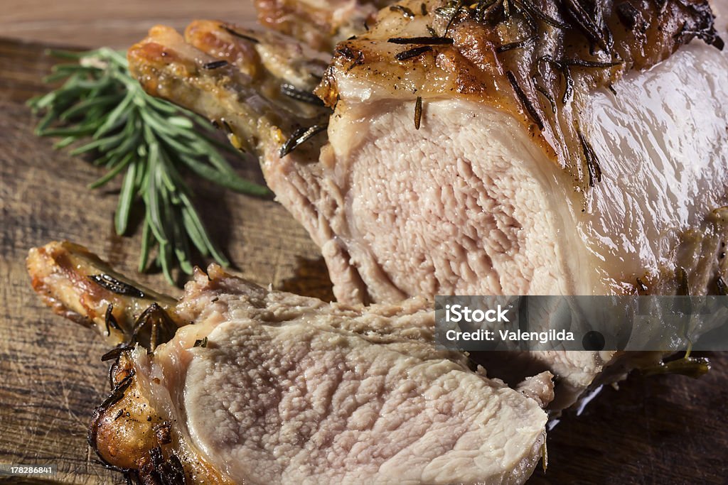 Carne grelhada - Foto de stock de Alecrim royalty-free