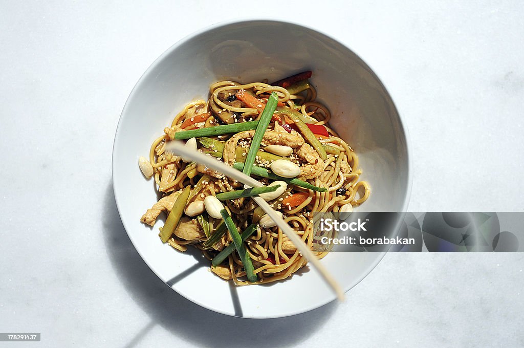 아시아 음식 (누들스 - 로열티 프리 음식 스톡 사진