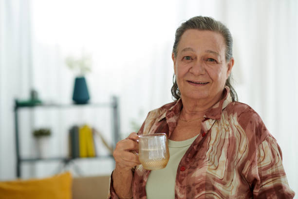 istock Senior Woman Drinking Water 1782965807