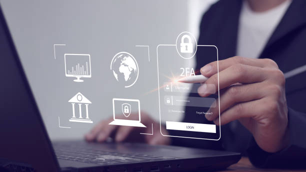 istock Privacy, data protection and cyber security, finance, online world, two-factor authentication concept, 2FA, increase the security of your account. 1783049750