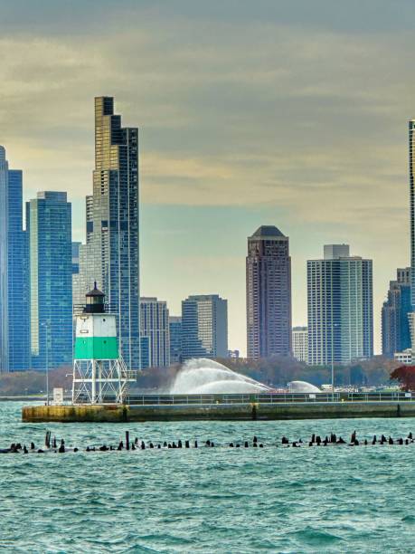 istock Chicago harbor and buildings from navy pier 1783061070
